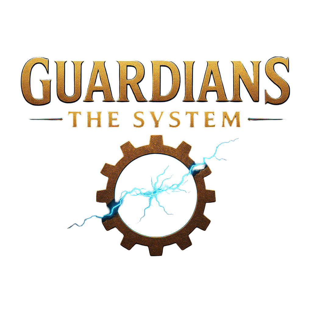 Guardians Quickstart Cover: Sorceress with glowing tome amid ethereal swarms