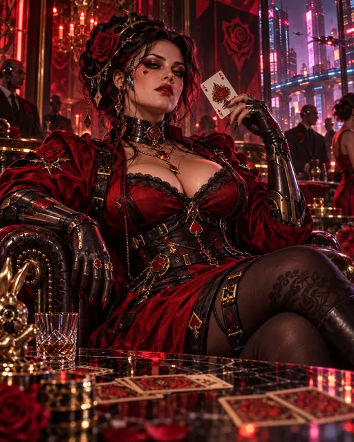 Fat Alice: The table · the cards
