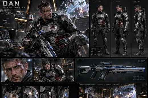 Dan: Silver · field sheet