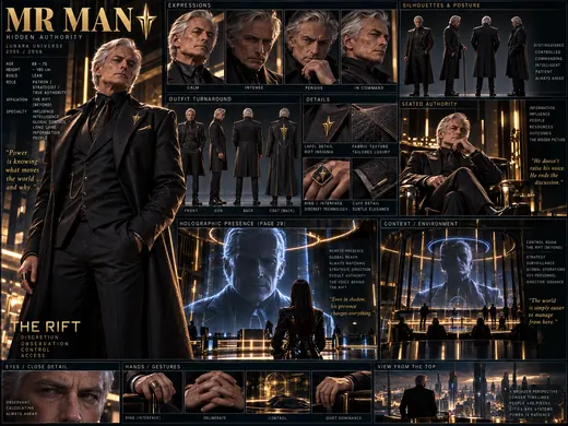 Mr Man: Steler · by hologram