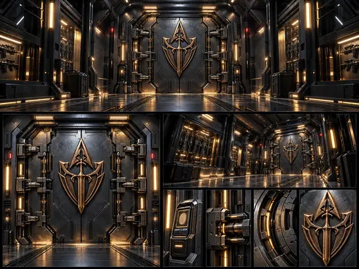 The armory: The back stairs, and the door