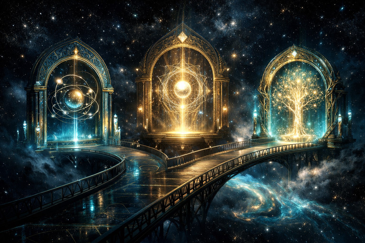 Sister portals — Physics, Eternity, Gaia