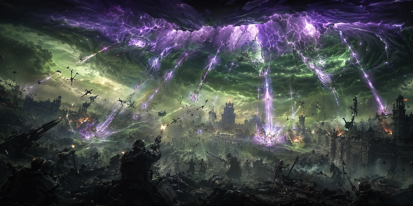 The Eversor descend upon Terra